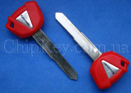 Ключ Kawasaki moto (корпус), красный