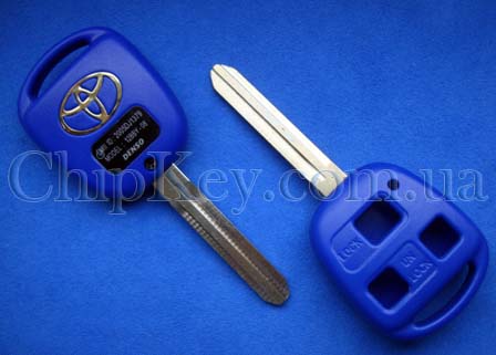 Ключ Toyota (корпус) 3 кнопки, лезвие toy43