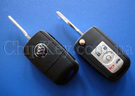 Ключ Buick выкидной (корпус) 5 кнопок