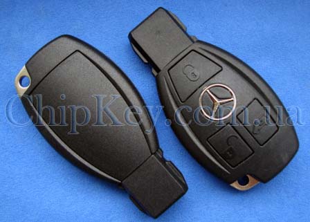Ключ Mercedes Smart key 3 кнопки (корпус)