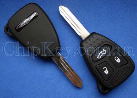 Ключ Chrysler Dodge Jeep (корпус) 3 кнопки
