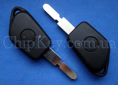 Ключ Peugeot 406 (корпус) 1 кнопка
