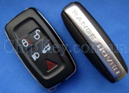 Ключ Range Land Rover KeyLess Smartkey 5 кнопок, id47(pcf7953), 434Mhz, для рынка Европы