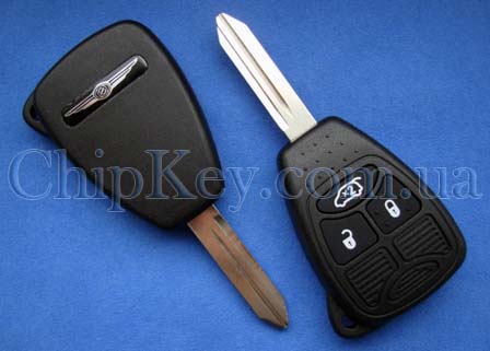 Ключ Chrysler Dodge Jeep (корпус) 3 кнопки