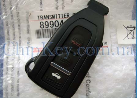Ключ Lexus LS460, 600L HYQ12BZE Smartkey 3 кнопки, P1: B0, 315 Mhz USA, на автомобили с 07.2003 - 08.2006, Original
