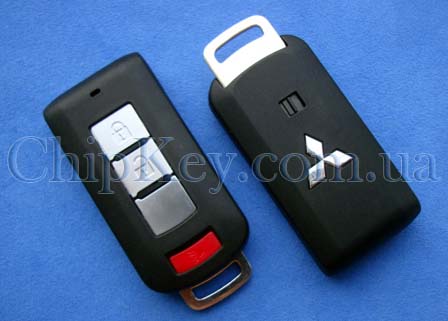 Mitsubishi Smart Key (корпус) 2 кнопки 1 кнопка (Panic)