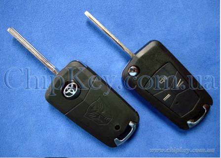 Выкидной ключ Toyota (корпус) 3 кнопки, Europe Style