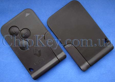 Ключ Renauil Megane II 2002-2010 Smart Card 3 кнопки, id46(pcf7947), 433Mhz