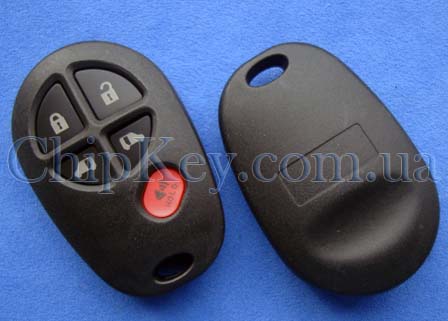 Toyota пульт (корпус) 5 кнопок