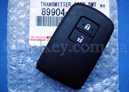 Ключ Toyota Highlander BH1EW Smartkey 2 кнопки, Toyota H chip P1: A8. Для рынка Европы