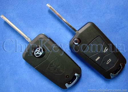 Выкидной ключ Toyota Camry (корпус) 3 кнопки, Europe Style