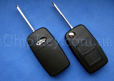 Ключ Chery A5, Chery Elara, Chery Tiggo выкидной (корпус) 2 кнопки