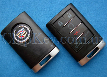 Ключ Cadillac Escalade 2012-2015 Smart Key 6 кнопок, 433 Mhz, GM/S:95372091