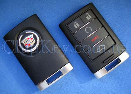 Ключ Cadillac ATS 2013-2015 Smart Key 5 кнопок, 433 Mhz, GM/S:95372091