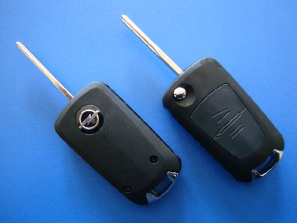 Ключ Opel выкидной (корпус) 2 кнопки, лезвие hu43p
