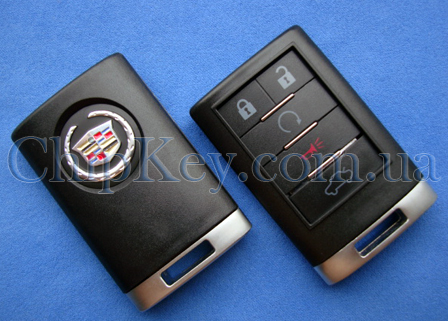 Ключ Cadillac Smart Key (корпус) 5 кнопок