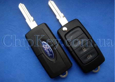 Ключ Ford выкидной (корпус) 3 кнопки